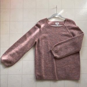 Aritizia Wilfred oversize pink sweater